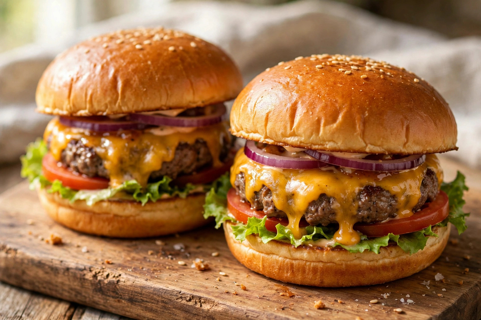 Burgers de bœuf classiques