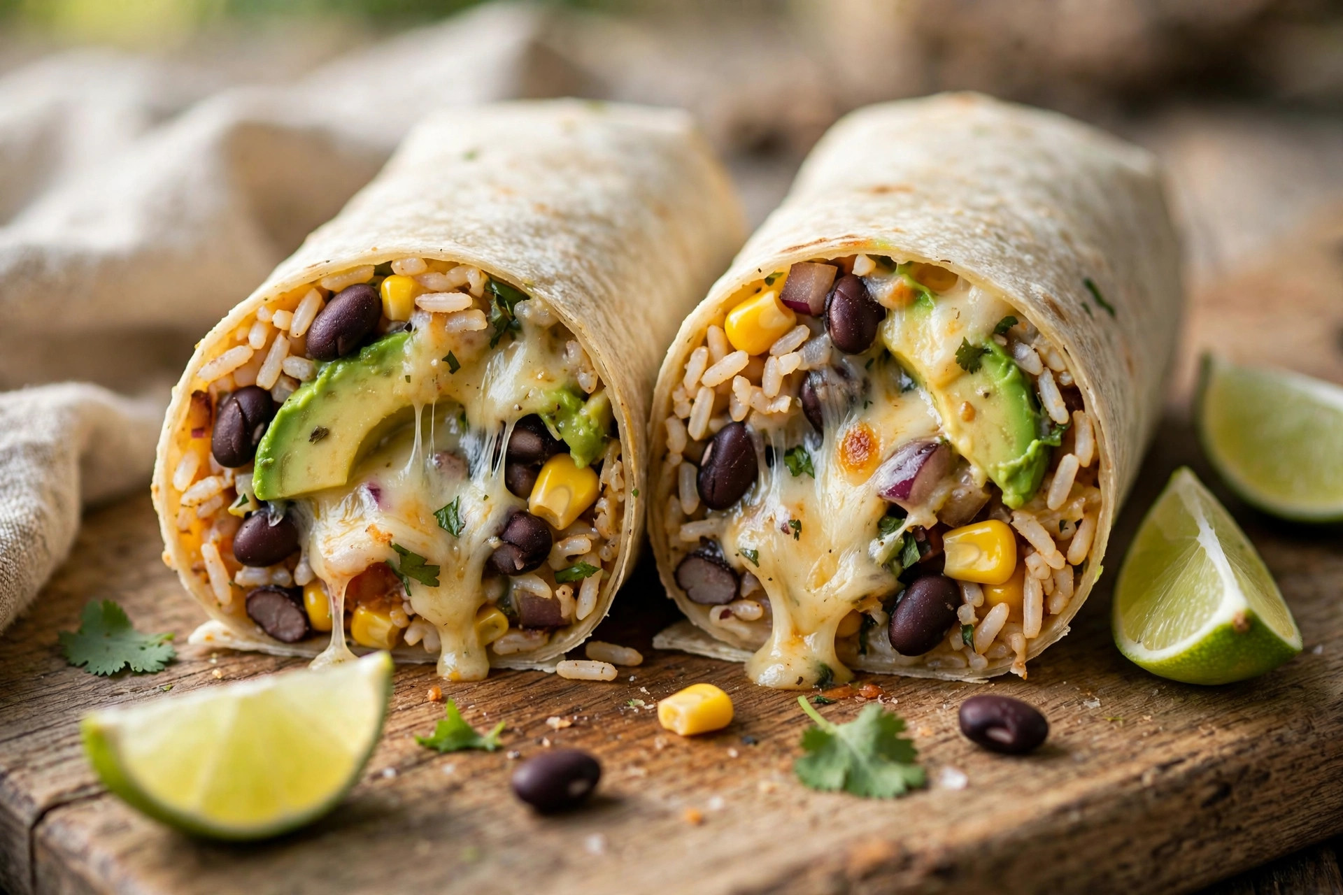 Burritos végétariens