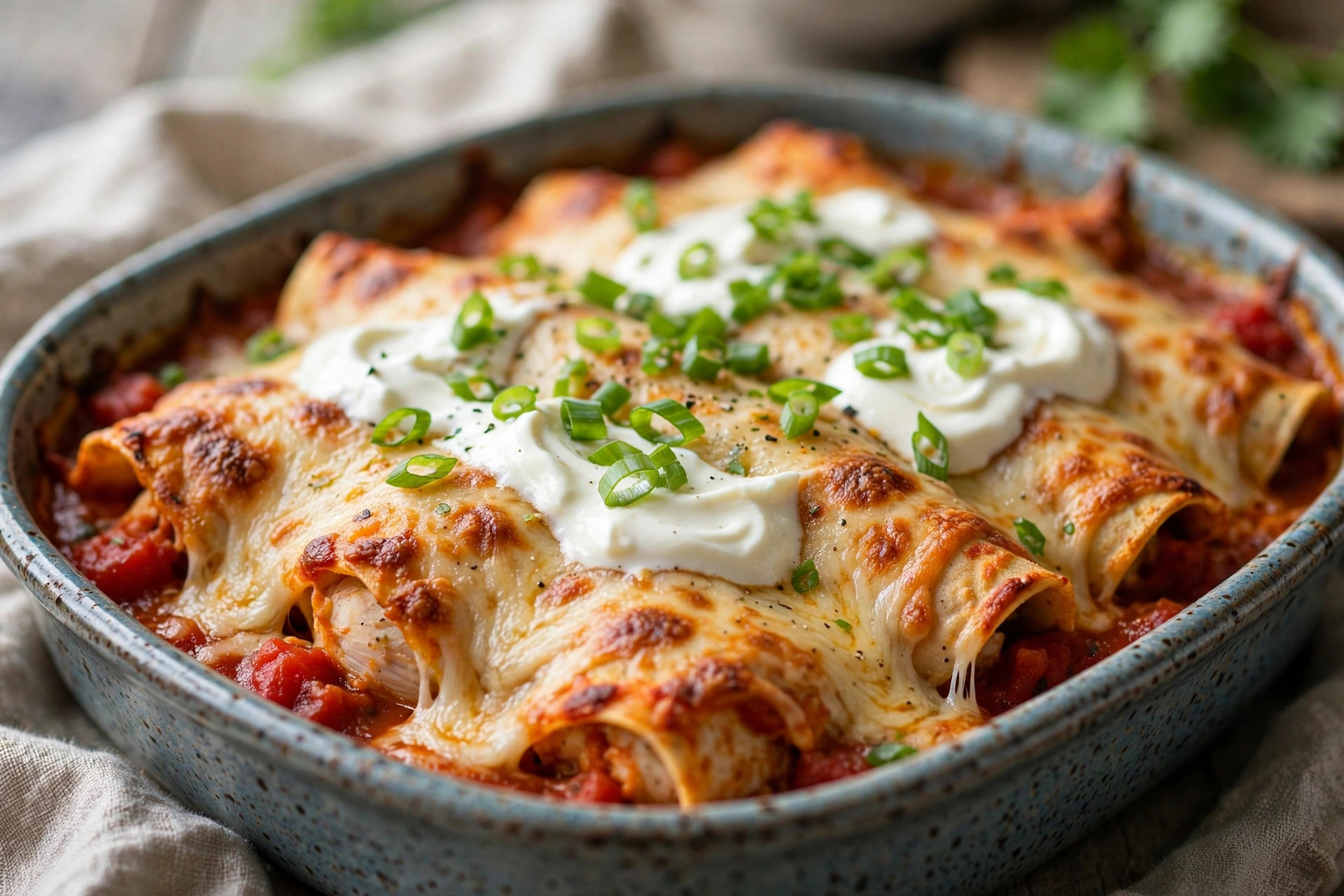 Enchiladas au poulet
