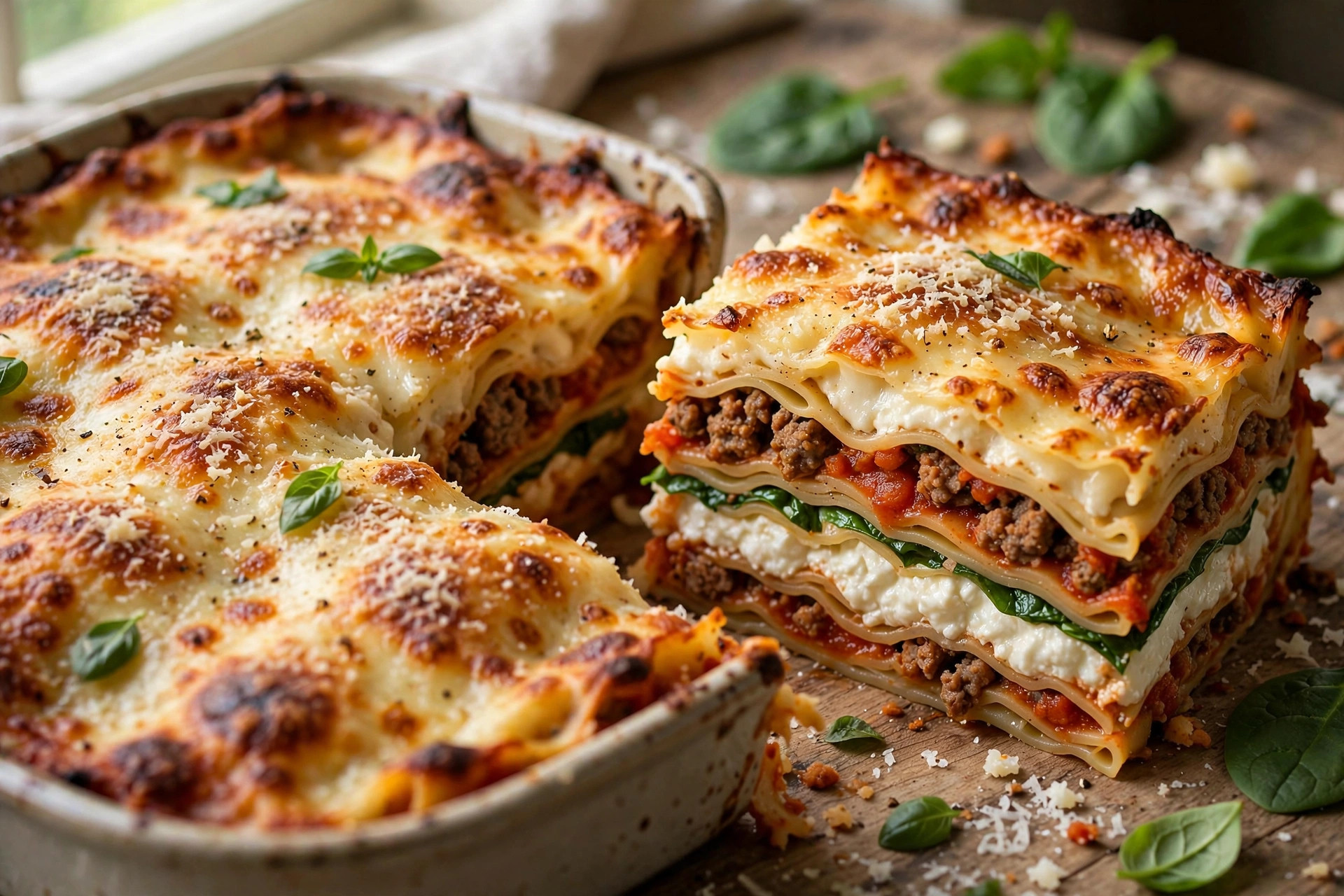 Lasagne aux deux viandes