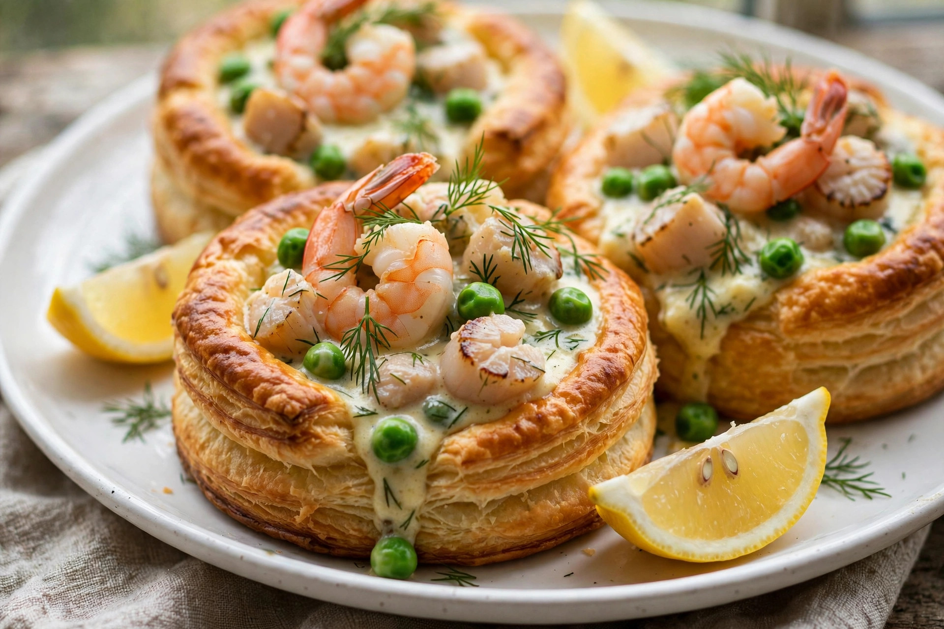 Vol-au-vent aux fruits de mer